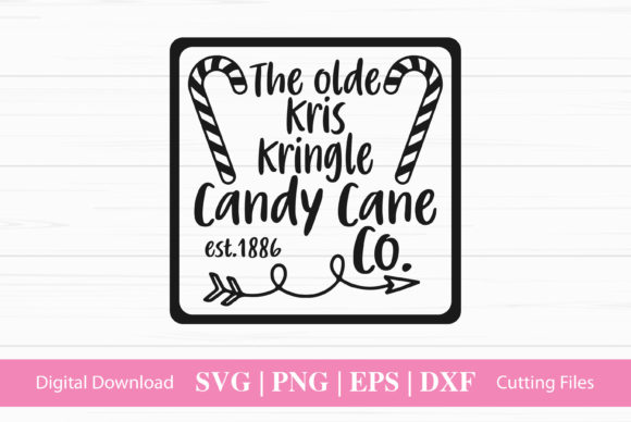 Candy Cane Funny Christmas Graphics for Crafts
