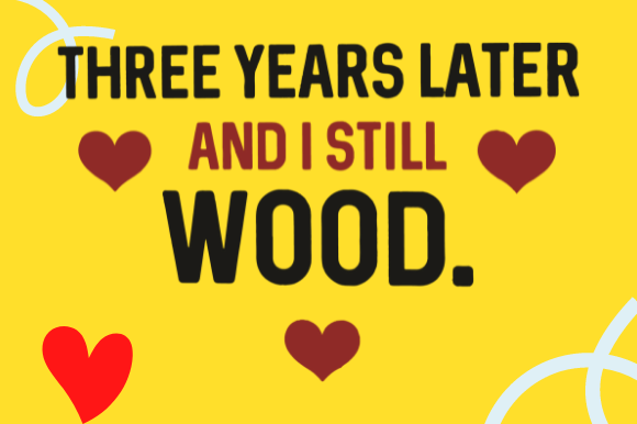 FUNNY 3RD ANNIVERSARY GIFT for WIFE Graphics and Crafts Review