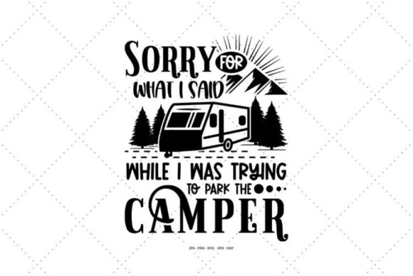 Funny Camping Gift Graphics for Crafts and Digital Sellers