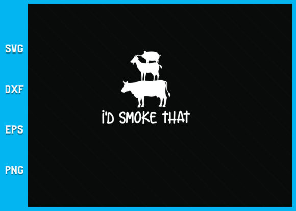 Funny Retro Grilling BBQ Smoker Graphics for Crafts