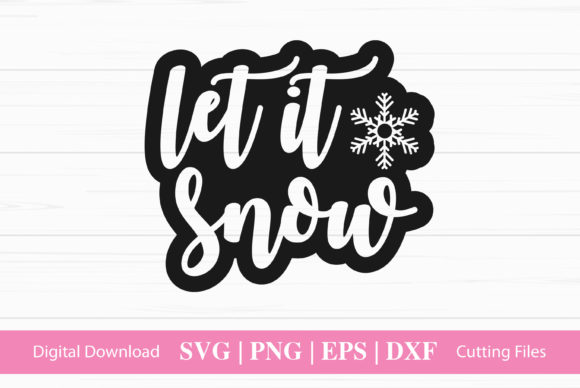 Snow Funny Christmas Graphics for Crafts and Content